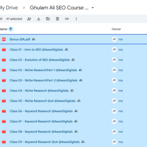 Ghulam Ali SEO Course 2026 1 Ghulam Ali SEO Course 2026