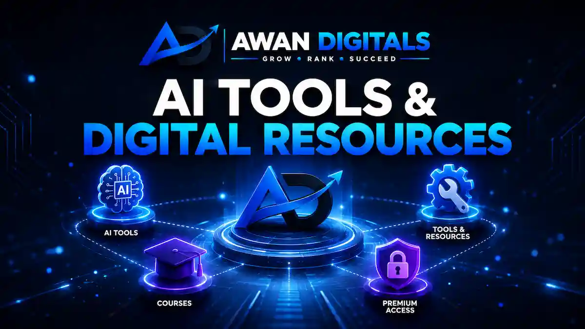 AI tools and digital resources hub Awan Digitals