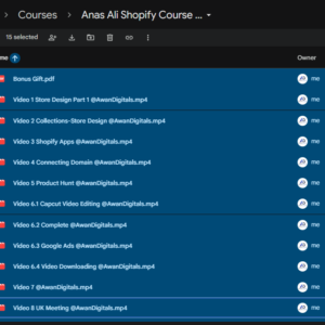 Anas Ali Shopify Course Anas Ali Shopify Course