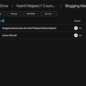 Blogging Masterclass by Kashif Majeed Blogging Masterclass by Kashif Majeed