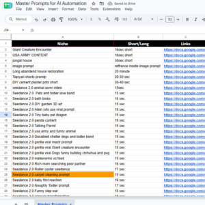 Master Prompts for AI Automation