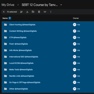 SEBT 12 Course by Tanveer Nandla