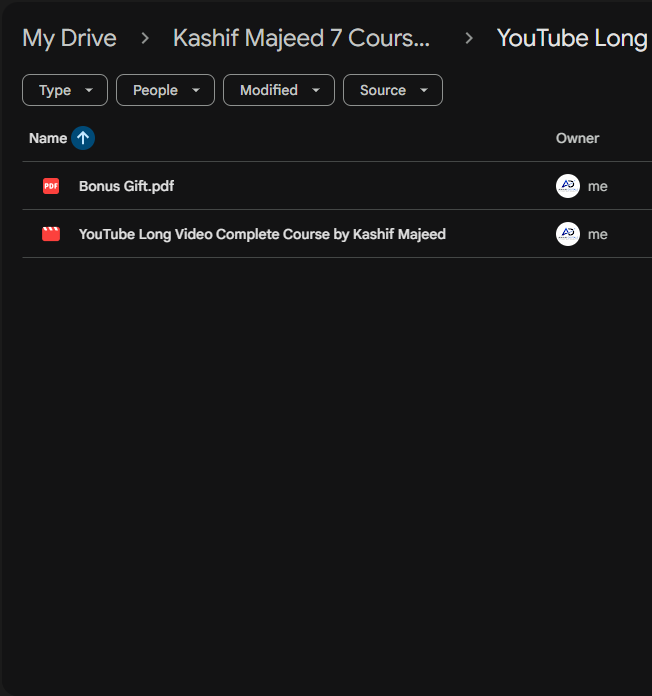 YouTube Long Form Masterclass by Kashif Majeed